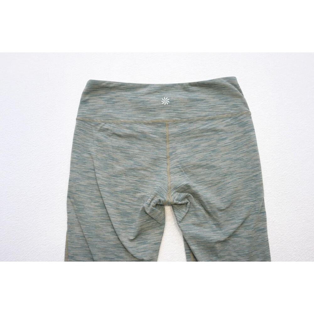 Athleta Yoga Compression Leggings Womens Small‎ Multicolor Space Dye Good